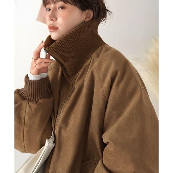 「Java」 ブルゾン MEDIUM キャメル レディース