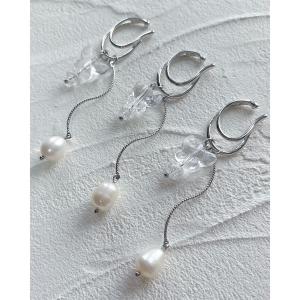 イヤーカフ 「Cheriange」蝶々舞う 大粒パールイヤーカフ(MA) レディース