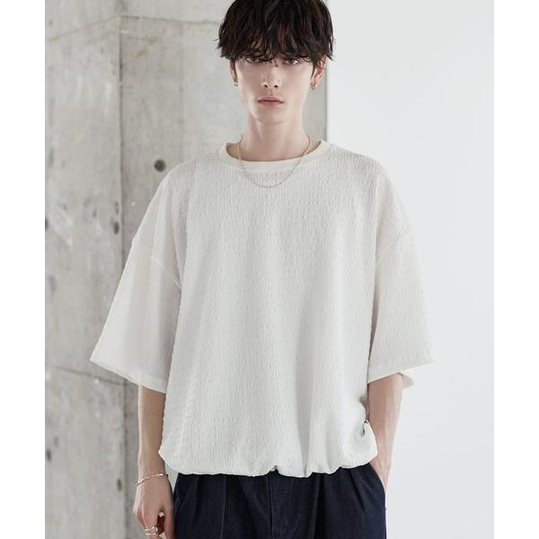 tシャツ シャーリングドローコードTシャツ メンズ レディース