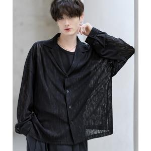 シャツ シアージャガードテーラードシャツ メンズ レディース