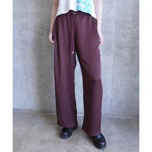 ワイドパンツ パンツ SATIN PANTS レディース
