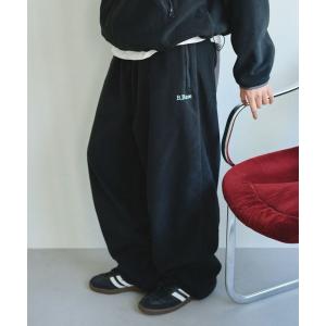 パンツ ナイロン切り替えフリースパンツ メンズ レディース