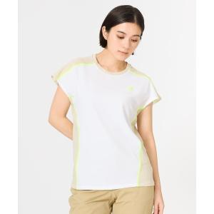 uvカット tシャツ 「le coq sportif/ルコック」接触冷感ポリエチレンフレンチスリーブ　接触冷感/UV CUT(UPF30)/ストレッチ