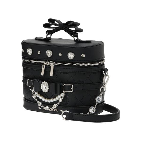 ショルダーバッグ バッグ さきまるちゃんコラボ キラキラバニティバッグ レディース