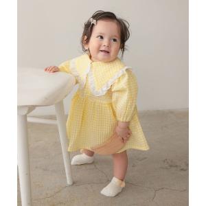 ベビー服 ロンパース フリルカラースカートロンパスの買取情報