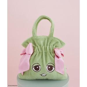 トートバッグ ガチャピン ミニダブルリボントート レディース