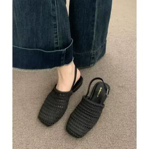 サンダル クロシェ メッシュ バックストラップ サンダル culs183 レディース