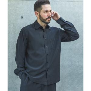 シャツ T/R POWDER CLOTH / REGULAR COLLAR SHIRT /M261113 メンズ