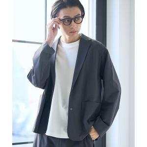 ジャケット テーラードジャケット ストレッチテックナイロンテーラードジャケット「ストレッチ、はっ水、耐摩耗性、UVカット」 メンズ