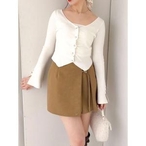 ニット セーター カーデカスケードトップス レディース