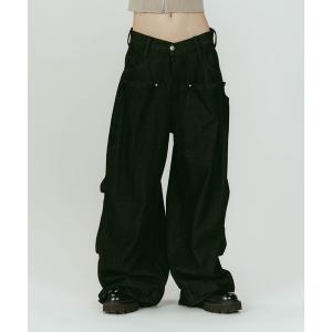 ジーンズ デニム デニムパンツ 「Knuth Marf」cling drape denim pants レディース