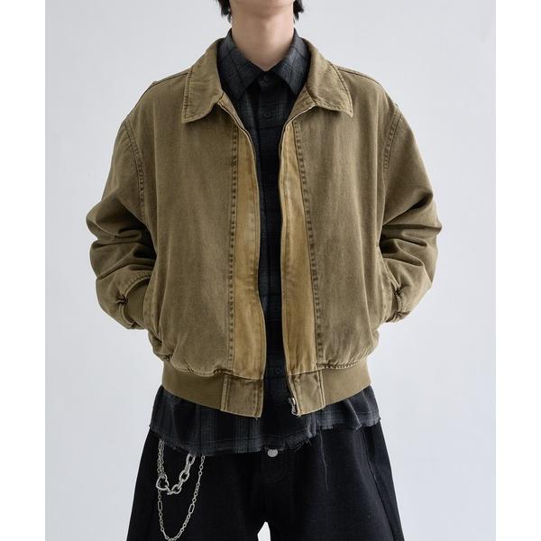 ブルゾン アウター Faded Center-Switch Work Jacket / フェーデット...
