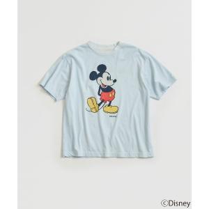 「THE SHINZONE」 半袖Tシャツ「Disneyコラボ」 FREE ブルー レディース