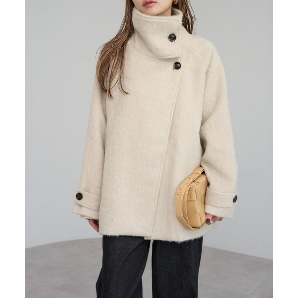 「Bonjour Sagan」 ステンカラーコート FREE アイボリー レディース