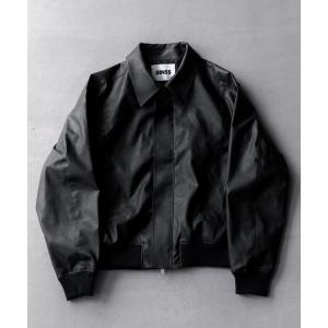 ブルゾン アウター Concealed front short zip blouson / コンシールドフロントショートジップブルゾン メンズ レディ
