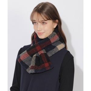 マフラー ストール クレストブリッジチェックボアマフラー レディース
