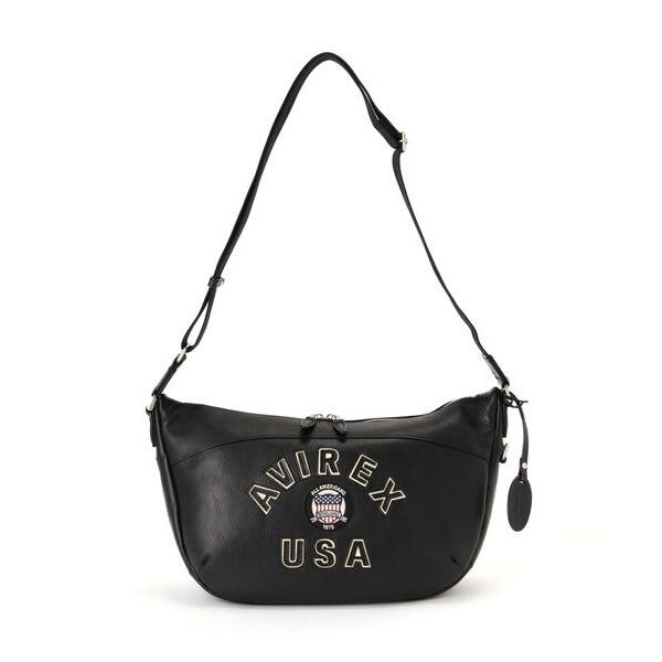 ショルダーバッグ バッグ VARSITY LEATHER HOBO BAG / AVX5650 レデ...
