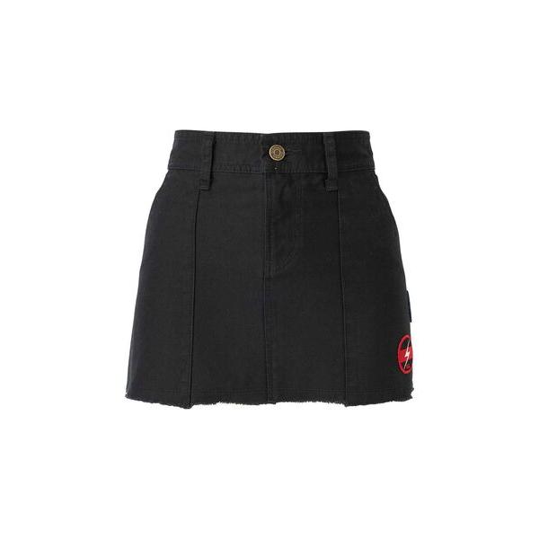 スカート NOISE PATCH ミリタリーローライズミニスカート