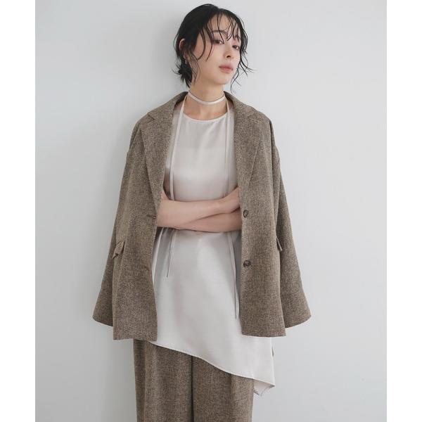 ジャケット テーラードジャケット サマーツイードテーラードジャケット レディース