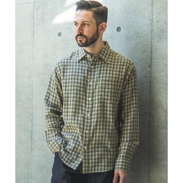 シャツ DOUBLE GAUZE MADRAS CHECK / REGULAR COLLAR SHI...