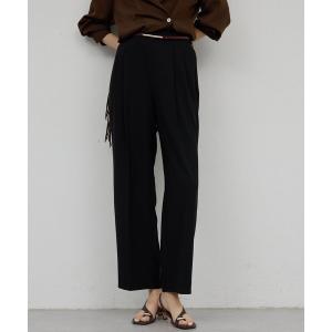 パンツ 「ガランテ名品」ライトジャージーワイドパンツ レディース