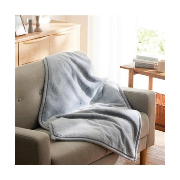 ブランケット まるで猫！のようなモフモフブランケット（吸湿発熱わた入り）（猫Feel）