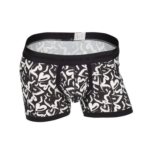 ボクサーパンツ グラフィカルハート ミドルボクサー