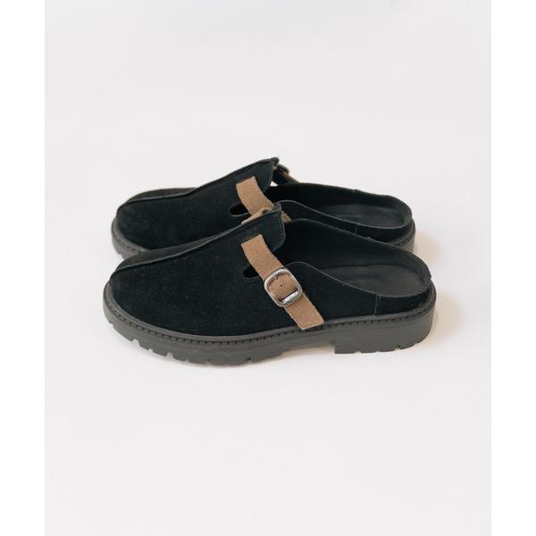 サンダル SPLIT LEATHER MULE SABOT / スプリットレザーミュールサボ メンズ