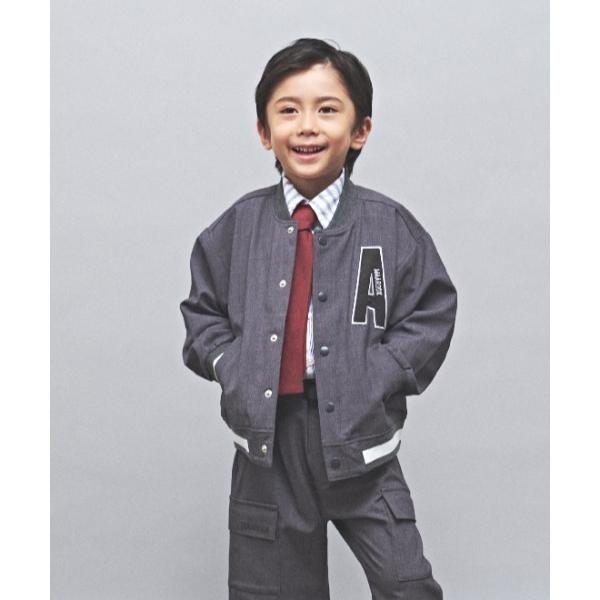 スタジャン アウター ストレッチポプリンスタジアムジャンパー キッズ 子供服 女の子