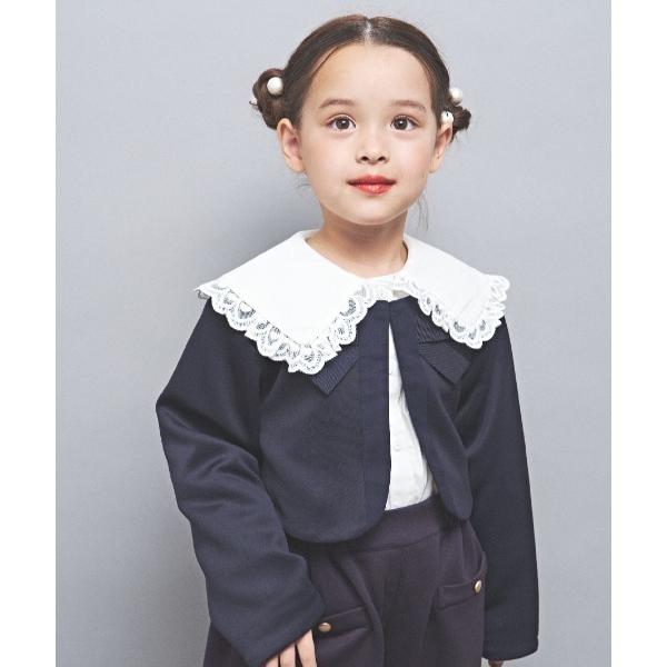 コート アウター ダンボールニットリボンボレロ キッズ 子供服 女の子