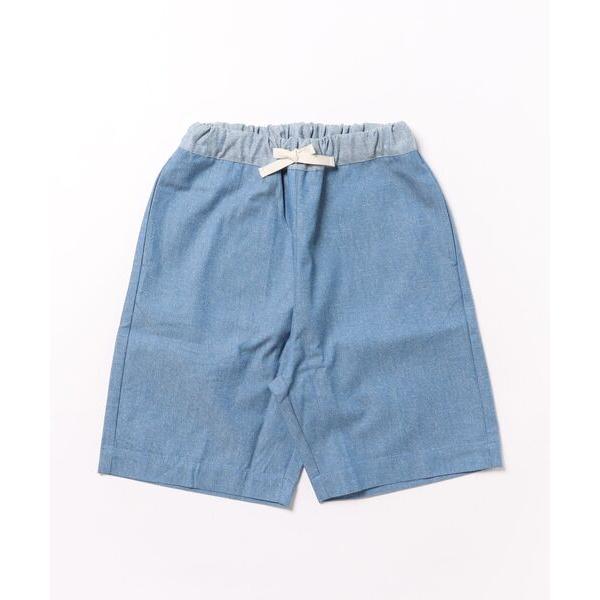 パンツ ネップデニムショートパンツ キッズ 子供服 女の子