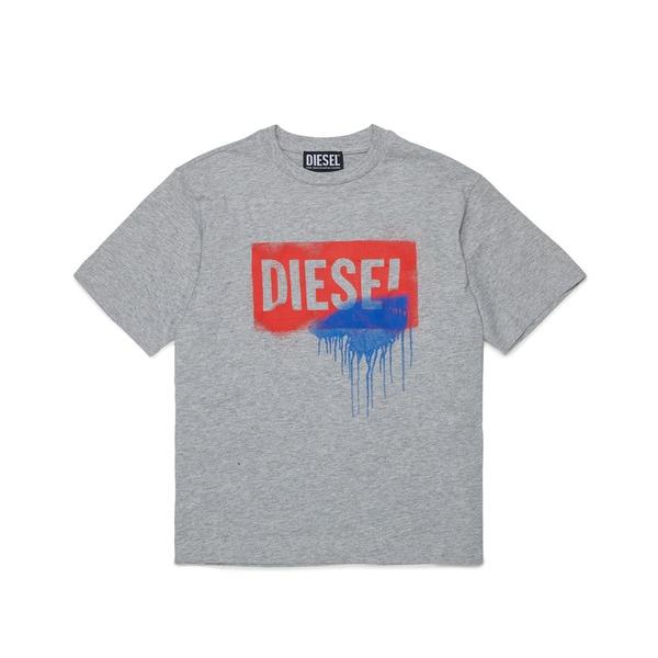 tシャツ 入学式 DIESEL（ディーゼル）Kids ＆ Junior ブランドロゴ半袖Tシャツカッ...