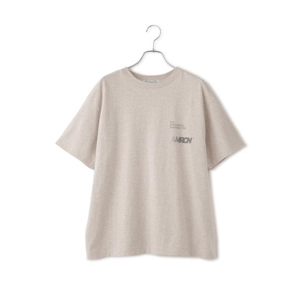 tシャツ 「Americana（アメリカーナ）」ラフィー丸胴 プリントT / ポイントロゴ レディー...