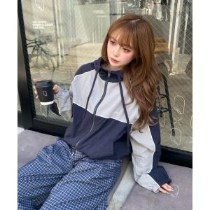 ブルゾン アウター ナイロンフードブルゾン レディースの商品画像