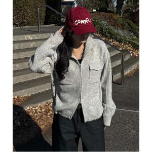 セーター ニット フロントポケット―ジップニット メンズ レディース