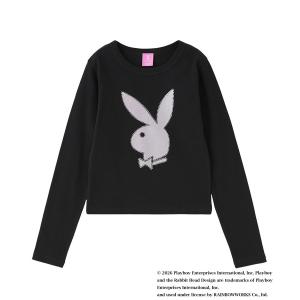 tシャツ PLAYBOY × X-girl L/S BABY TEE レディース