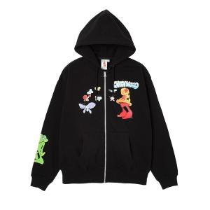 パーカー X-girl x Mark Bode ZIP UP SWEAT HOODIE レディース メンズ