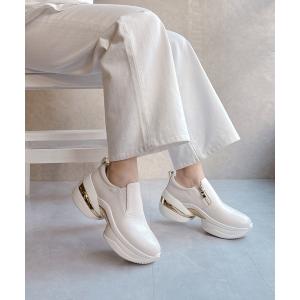 スニーカー 上品スニーカー サッと履ける シンプルスリッポンスニーカー「2026新作」 レディース