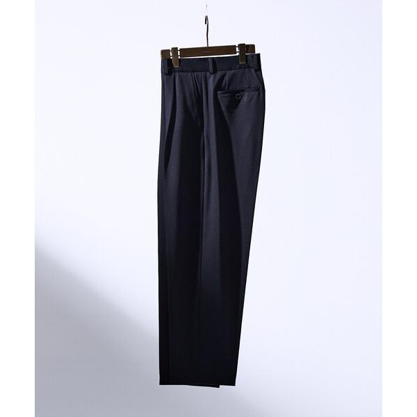 スラックス モクロディー ワイドテーパードパンツ / セットアップ対応 / ストレッチ メンズ
