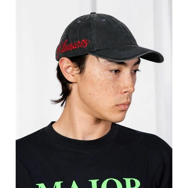 キャップ 帽子 PLEASURES/プレジャーズ SCRAWL POLO CAP ウォッシュ加工 6...