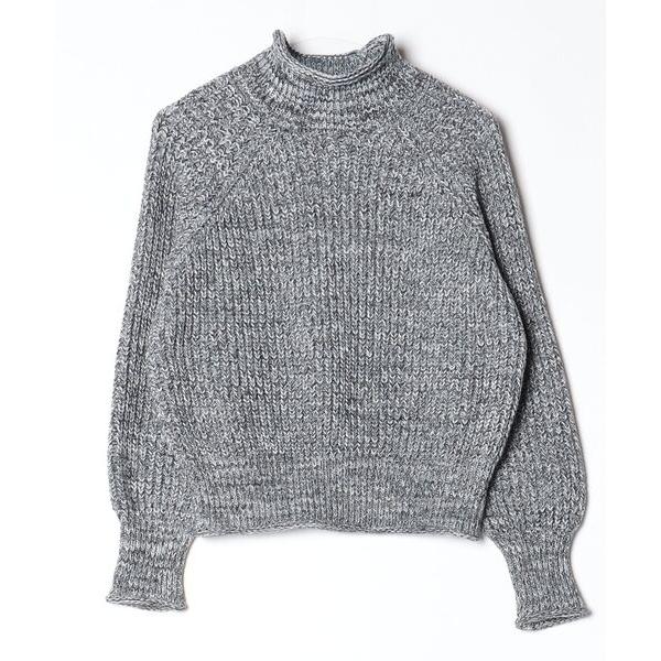 「Java」 長袖ニット M グレー レディース