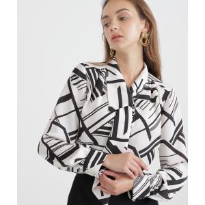 「PINKY&DIANNE」 長袖ブラウス 38 ホワイト レディース