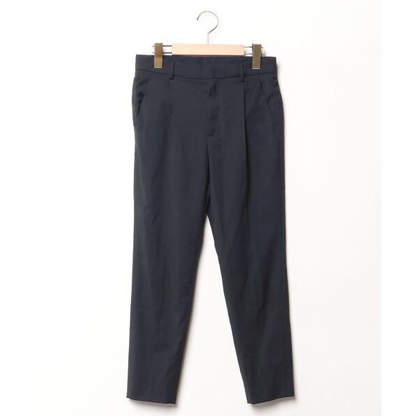 「FRAMeWORK」 クロップドパンツ 34 ネイビー レディース