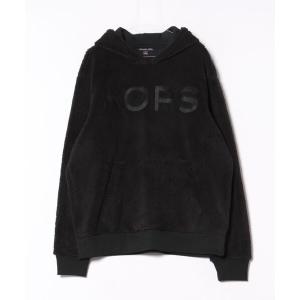 パーカー KORSロゴ シェルパ フーディー メンズ