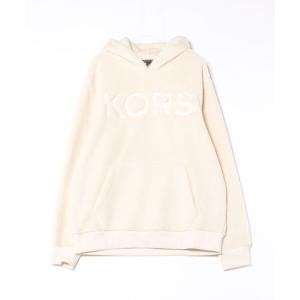 パーカー KORSロゴ シェルパ フーディー メンズ