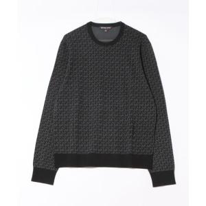 セーター ニット MICRO MKロゴ クルーネック セーター メンズ