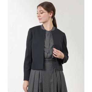 AMACA（アマカ） ベスト ジレ 綿スラブニットツイードジレ レディース