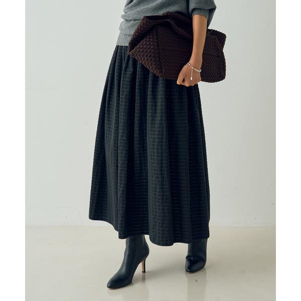 スカート ラメドットリバーシブルスカート