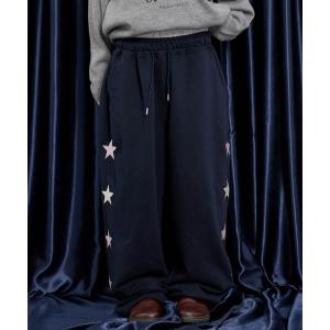 スウェットパンツ ジャージ 「UNISEX」Wai Kei／スタースウェットパンツ レディース メンズ