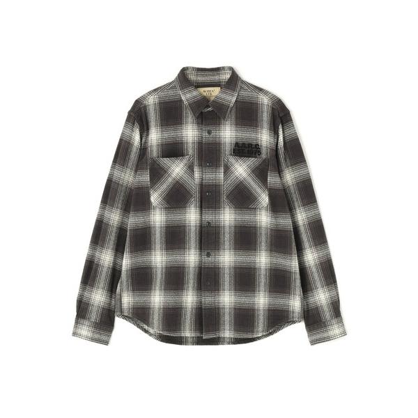 シャツ 「A.A.R.C」OMBRE CHECK EMB SHIRT / エアレーシングクラブ オン...